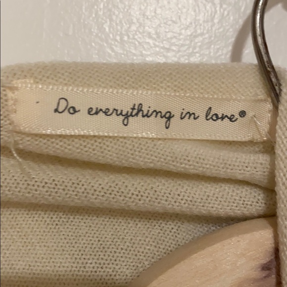 Sleeveless White Anthropology Cardigan - Picture 2 of 4